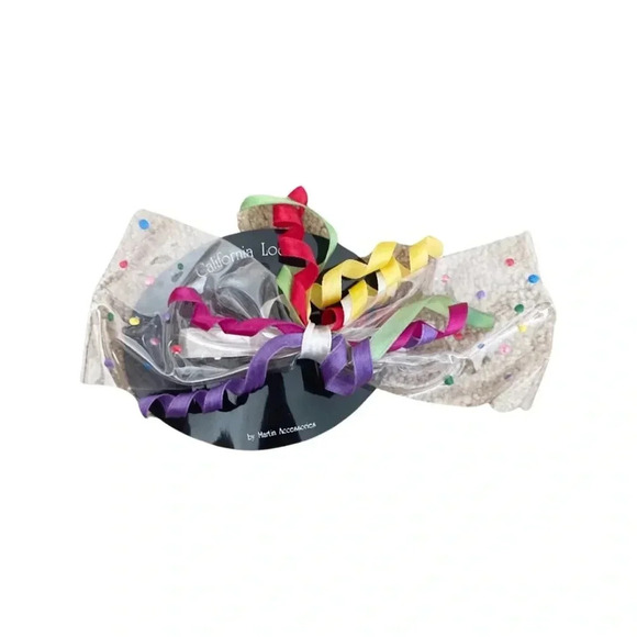 7-Pc Y2K Hair Accessory Bundle — Satin Bow Barrettes, Red Ruched Banana Clip - Picture 15 of 15